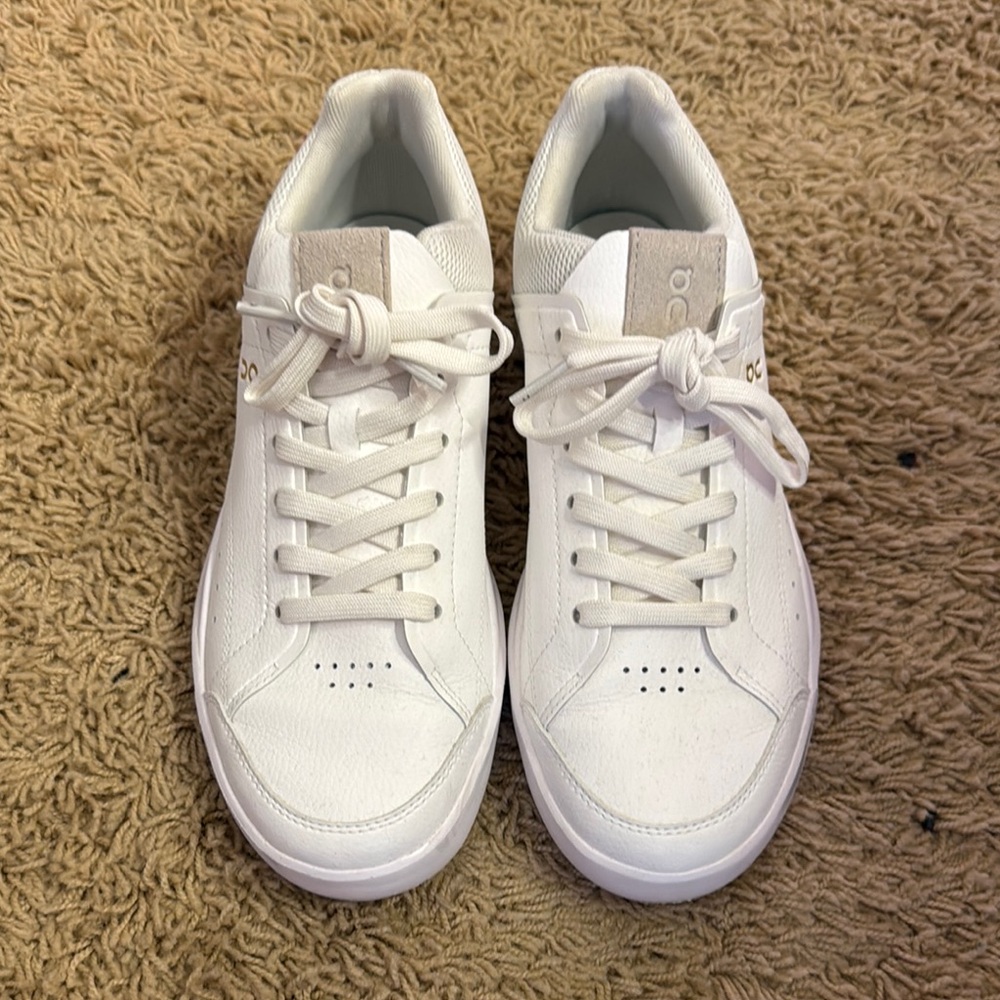 On White Sneakers